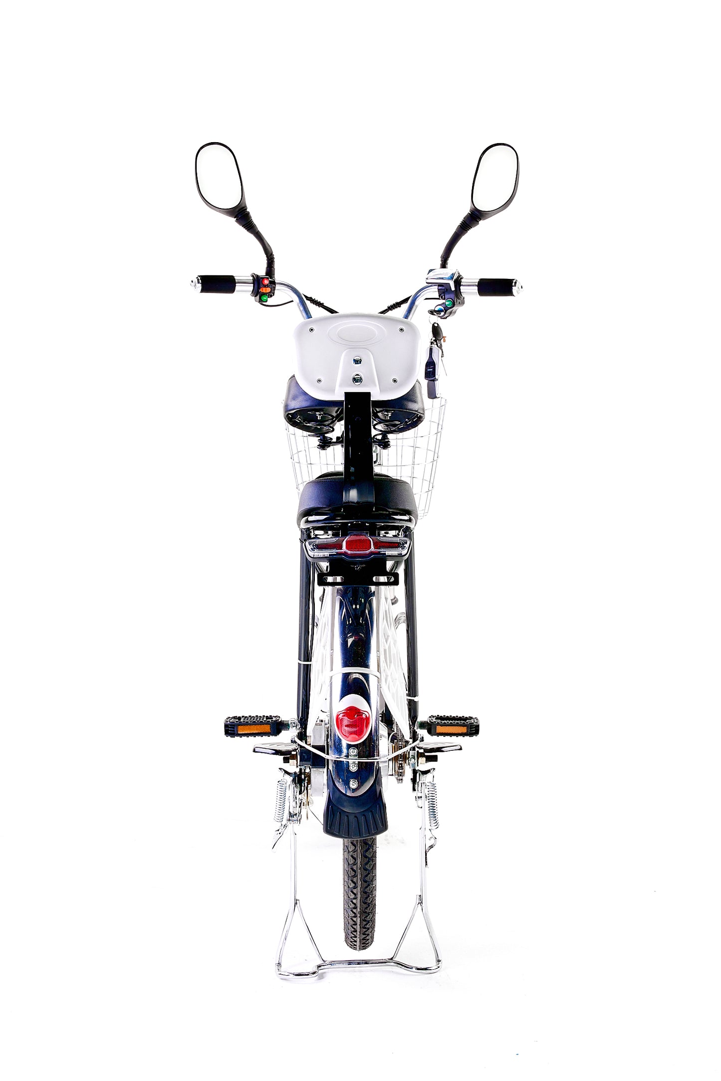 Leafy Night Dual-Rider Electric Bike – 20 MPH, 30-Mile Range - Leafybikes
