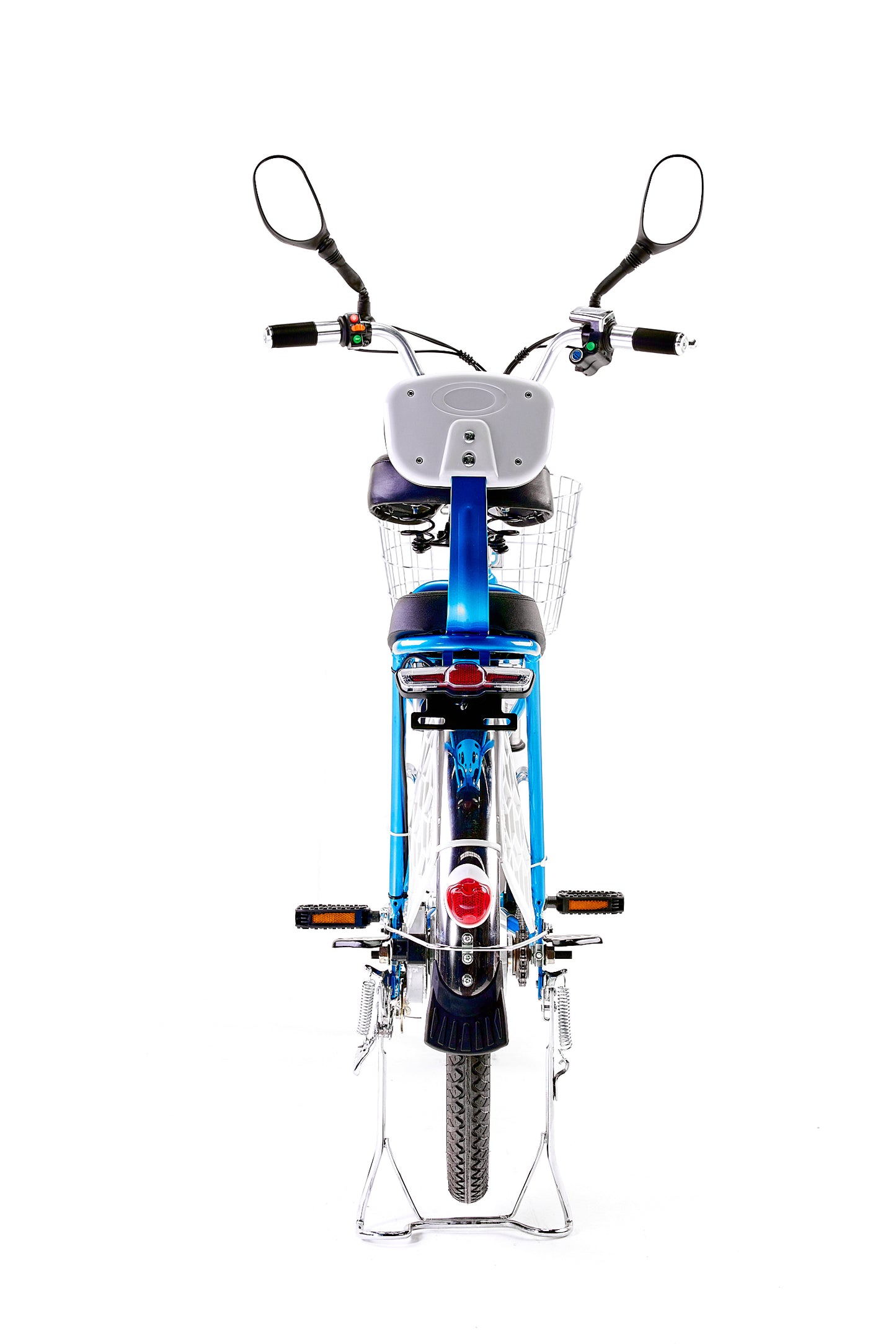 Leafy Sky Dual-Rider Electric Bike – 20 MPH, 30-Mile Range - Leafybikes