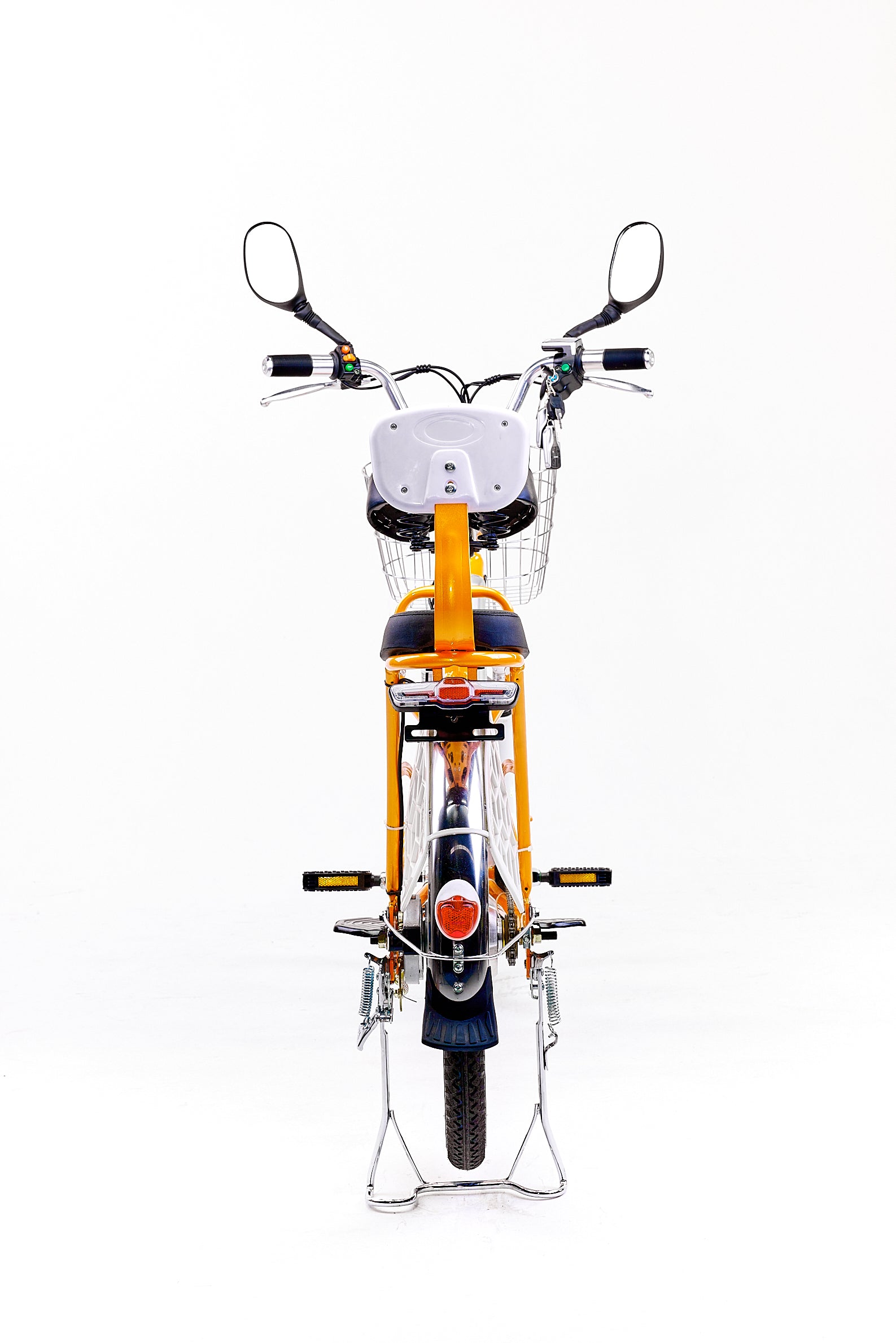 Dual-Rider Electric Bike – 20 MPH, 30-Mile Range - Leafybikes