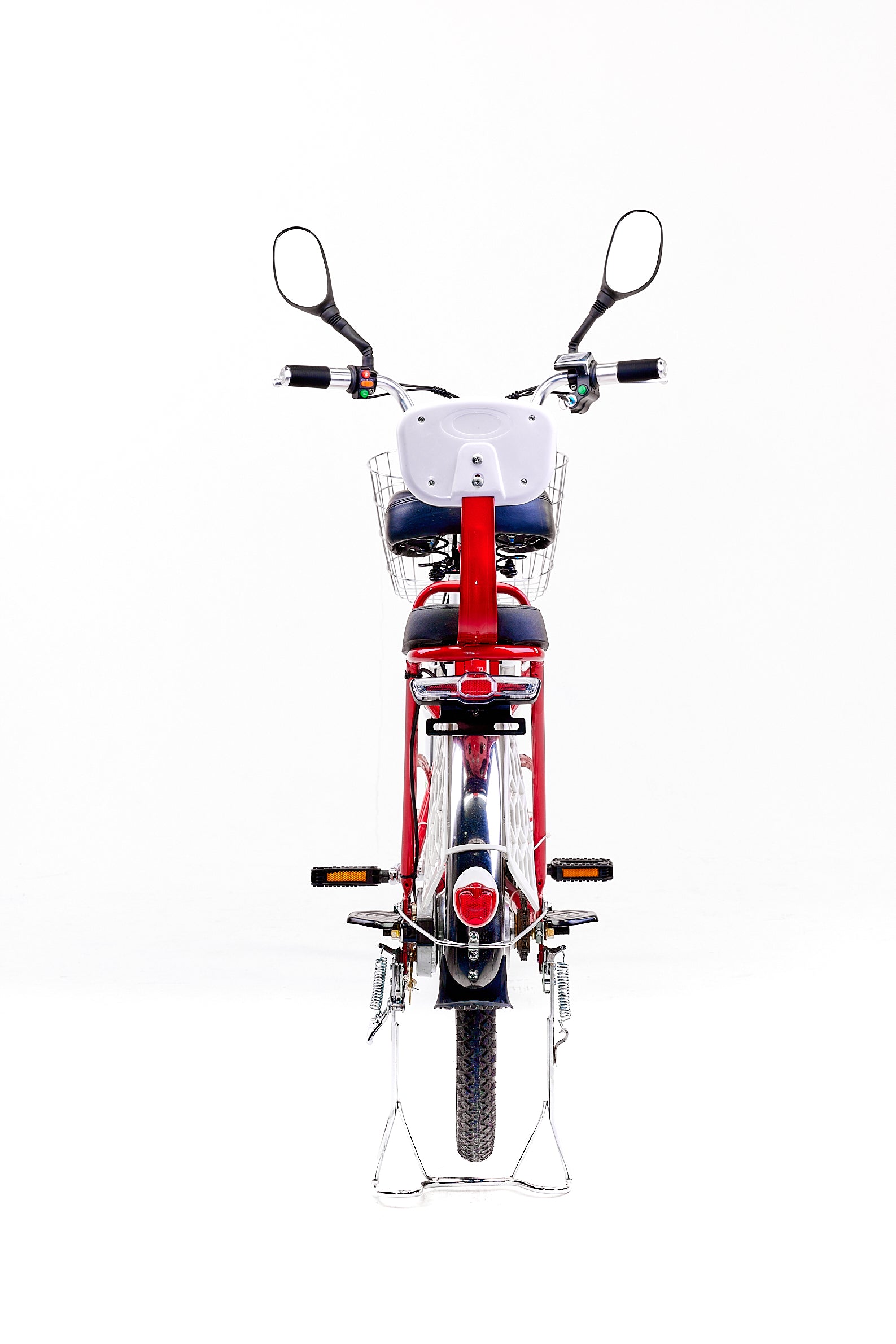 Leafy Rose Dual-Rider Electric Bike – 20 MPH, 30-Mile Range - Leafybikes