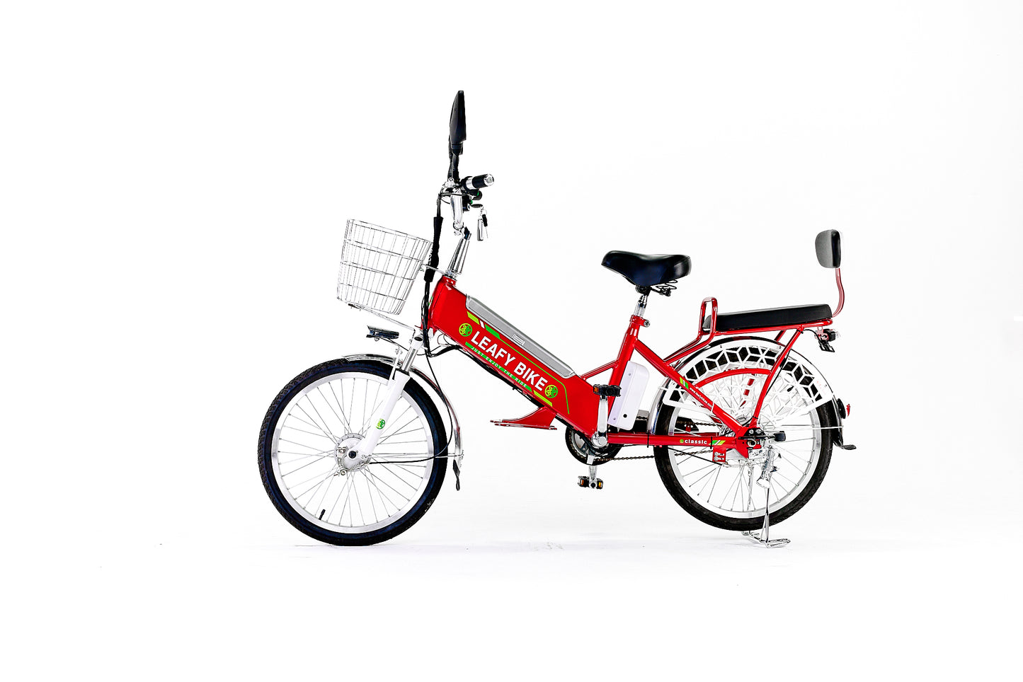 Leafy Rose Dual-Rider Electric Bike – 20 MPH, 30-Mile Range - Leafybikes