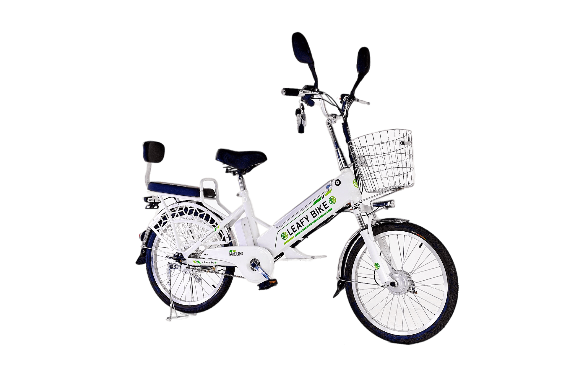 Leafy Snow Dual-Rider Electric Bike – 20 MPH, 30-Mile Range - Leafybikes