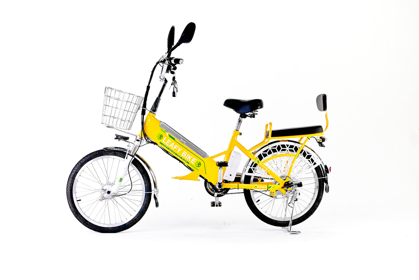Leafy Sun Dual-Rider Electric Bike – 20 MPH, 30-Mile Range - Leafybikes