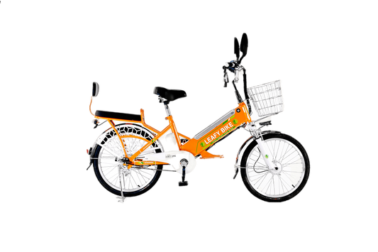 Dual-Rider Electric Bike – 20 MPH, 30-Mile Range - Leafybikes